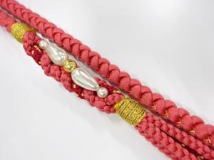 正絹　振袖用　手組帯締め